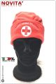 Berretto Cuffia Papalina in Micropile Pile Rossa Climi Freddi Croce Rossa Italiana Art.NSD-BUS-CRI