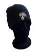 Berretto Papalina Cuffia Watch Cap Zuccotto Ricamo Nera Carabinieri Fiamma Argento Prodotto Ufficiale  Art. CC-ARG
