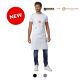 Parannanza Grembiule con Pettorina Falda Bianca con Ricamo Master Chef Originali MasterChef Personalizzata Siggi Nuovo Modello Art. 26PZ0492/00-0819