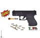 Pistola a Salve Bruni MiniGap Glock Nero 8 mm a Salve Prodotto Italiana Starter Sport Piccioni Art. BR-1100