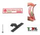 Toppa Patch Lineare Gommata 3D PVC Croce Rossa Italiana per Tuta  NEW Art. PVC-31