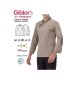 Giacca Professionale Cuoco Chef Slim Fit  PERSEO Simone Rugiati  Giblor’s Italia Colore Tortora con Nome Ricamato Art. 17P08G953