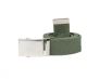 Cintura Canapa Verde OD Fibbia a Scatola cm 120  Art.SBB-V-120