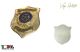 Placca Liscia POLIZIA AMMINISTRATIVA da applicare nei vari Portafogli 1WB 1WD 1WG 1WE Vega Holster Italia Art. CL108