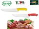 Coltello Professionale Francese cm 27 Giallo Rosso Sanelli Linia Lario Italia Cuochi Chef Approvato dalla F.I.C. Federazione Italiana Cuochi Art. 100727