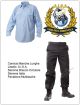 Divisa Camicia Azzurra Manica Lunga + Pantaloni Multitasche Blu Nevy + Toppa Tonda e Rettangolare A.I.S.A. Art.NSD-DAISA