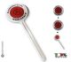 Paletta Segnaletica Rosso + Rosso 3 M Omologata Protezione Civile Nazionale VENDITA RISERVATA  Art. R0077