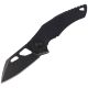 Coltello Serramanico Fox Edge Atrax Nero Sport Militare Caccia Art. FE-010