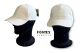 Cappello Baseball Cap Contractor Fostex Bianco Sporco con Predisposizione Strip Frontale Art. 215167X