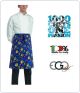 Grembiule Falda Banconiere Con Tascone Owls gufi cm 70x70 Ego Chef Italia Art.6101142A
