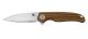 Coltello da Tasca Serramanico Black Fox Argus BF-760W Satin D2 Zebra Wood Art. BF-760W