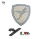 Scudetto Patch Toppa Ricamata a Macchina con Velcro Omerale Paracadutisti Folgore Bassa Visibilità  Art. OME-1