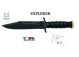 Coltello Militare Sopravvivenza Lama Fissa FOX Italia Survival Explorer  Art.697 T