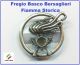 Fregio Basco Bersaglieri Fiamma Storica  E.I. Esercito Italiano da Collezione Art.NSD-F-18