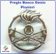 Fregio Basco Militare Metallo Genio Pionieri  Esercito Italiano Art.NSD-F-45