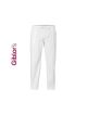 Pantalone Pantaloni Pantalaccio  Professionale Sanitario Medico Infermieristico Cucina Cuoco Chef Pasticcere Giblor's Bianco Art. 123