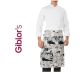 Grembiule Falda 70x70 Cuochi Chef Zagabria Fumetto  Giblor's Italia Art.16P08H480