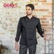 Giacca Cuoco Chef Professionale Nera Rossa Tortora Zac  Possibilità di Personalizzazione con Nome Ricamato Giblor’s Art. 20P08G173