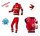 Divisa Completa di Giacca + Pantaloni Elasticizzati Certificata ISO Emo Derivati  AMBULANZA CORTO  Capitolato Croce Rossa Italiana New World Art. 26017-G+P