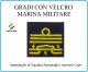 Grado a Velcro Giubbotto Navigazione Marina Militare Ammiraglio di Squadra Art.M-26