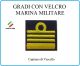 Grado a Velcro Giubbotto Navigazione Marina Militare Capitano di Vascello  Art.M-22
