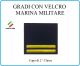 Grado a Velcro Giubbotto Navigazione Marina Militare Capo 2 Classe  Art.M-12