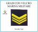 Grado a Velcro Giubbotto Navigazione Marina Militare Secondo Capo  Art.M-9