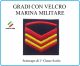 Grado a Velcro Giubbotto Navigazione Marina Militare Sottocapo di 1 C. Scelto  Art.M-7