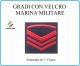 Grado a Velcro Giubbotto Navigazione Marina Militare Sottocapo di 1 C.  Art.M-6