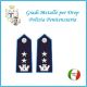 Gradi Metallo Polizia Penitenziaria per Drop  Commissario Coordinante Art.PP-17