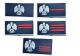Gradi Velcro Tuta Operativa OP Polizia Penitenziaria Logo Nuovo + Grado Gommati PVC 3D Art. NSD-PP-OP-NEW-PVC