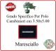 Gradi New Polo Ordine Pubblico più Piccoli cm 3.50x5.00  Carabinieri con Velcro MARESCIALLO Art.CC-P8