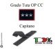 Gradi Tuta Ordine Pubblico Carabinieri con Velcro CAPITANO Art.CC-O14