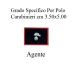 Gradi New Polo Ordine Pubblico più Piccoli cm 3.50x5.00  Carabinieri con Velcro AGENTE Art.CC-P1