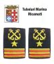 Gradi Tubolari Ricamati Marina Militare Italiana Nocchiere di Porto 1 Maresciallo Luogotenente Art.MM-21