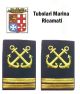 Gradi Tubolari Ricamati Marina Militare Italiana Nocchiere di Porto Capo di 2 Classe Art.MM-18