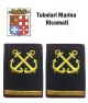 Gradi Tubolari Ricamati Marina Militare Italiana Nocchiere di Porto Capo di 3 Classe Art.MM-17