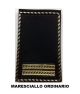 Gradi Tubolari Esercito Italiano Maresciallo Ordinario  Fondo Nero o Verde Art. NSD-MAR-O