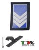 Grado Pettorale a Velcro Plastificato Polizia Locale per Polo o Tuta Ordine Pubblico Assistente Capo FAV Art. FAV-PLV-4