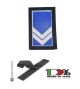 Grado Pettorale a Velcro Plastificato Polizia Locale per Polo o Tuta Ordine Pubblico Assisente FAV Art. FAV-PLV-3