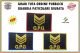 Gradi Velcro per Polo e Tuta OP GPG GPGIPS Sicurezza Brigadiere Oro New Art.GPG-G7