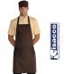 Grembiule Cucina Pettorina con Tascone cm 90x70 Cacao Isacco Italia Art. 087017-1
