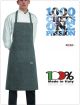 Grembiule Cucina Pettorina con Tascone cm 90x70 Bip Apron Grei Mix Art. 6103067C