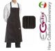 Grembiule Cucina Pettorina con Tascone cm 90x70 Cacao Art. 6103065C