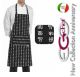 Grembiule Cucina Pettorina con Tascone cm 90x70 Chen Da Art. 6103115A