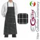 Grembiule Cucina Pettorina con Tascone cm 90x70 Square  Art. 6103121A