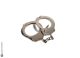 Manette Handcuffs Acciaio Modello Spagnolo Professionali Carabinieri Polizia GDF Penitenziaria Vigilanza Security  Art. 29403