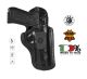 Fondina in Cuoio Sformato per Arma Corta Vega Holster Italia Polizia Vigilanza Carabinieri G.di F. GPG IPS  Art. IH1 