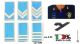 Gradi Pettorali a Velcro Polizia Locale per Polo o Tuta OP Art. NSD-PL10X