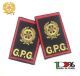 Tubolari Ricamati Bordo Rosso GPG REPUBBLICA® Guardie Giurate Guardia Particolare Giurata Art. GPG-REP-2